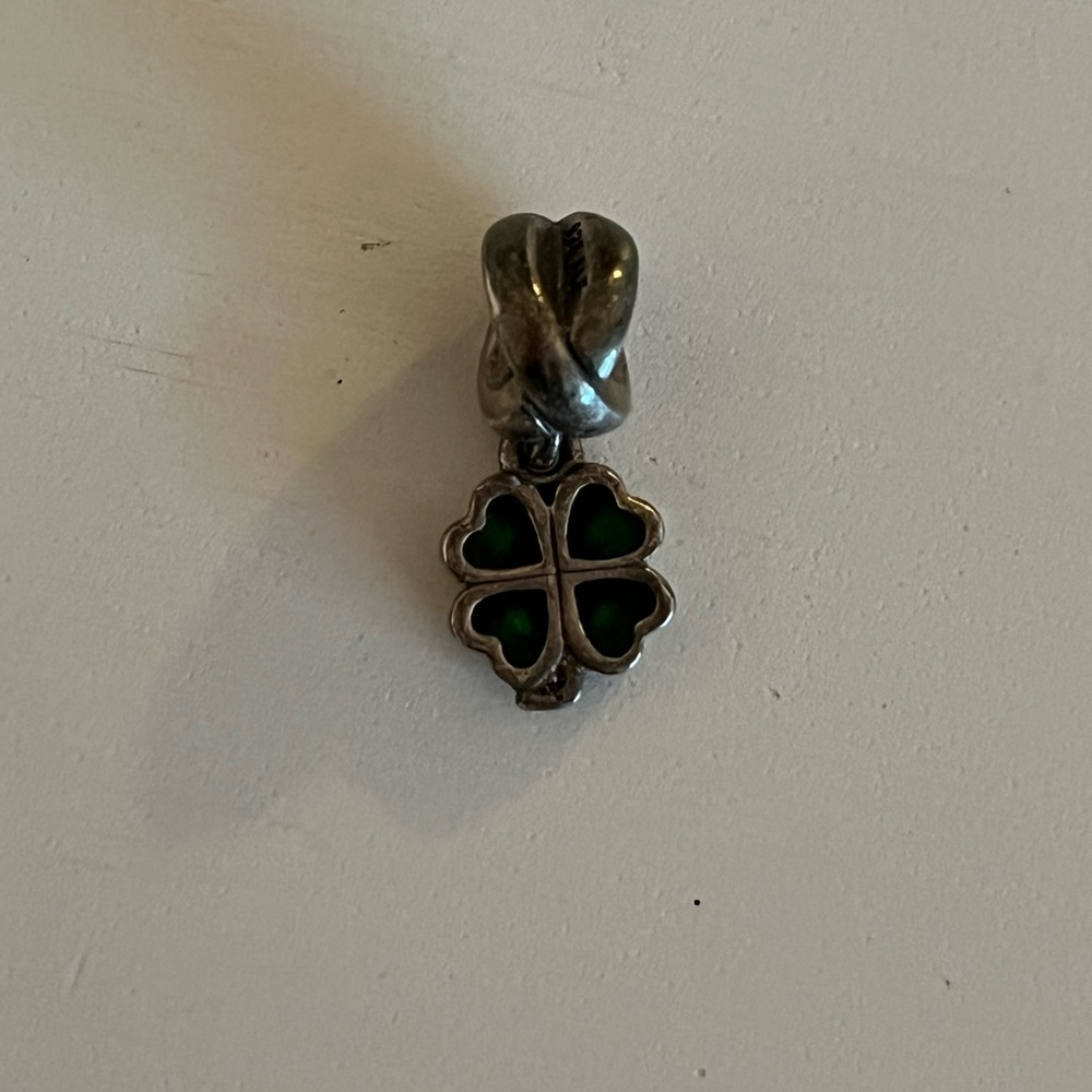 Authentic Pandora Four-Leaf Clover Good Luck Charm